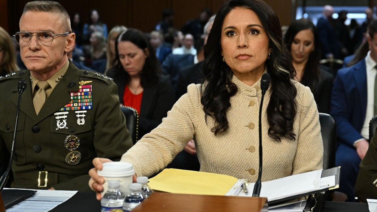 Tulsi Gabbard on Friday resigned as Director of National Intelligence to support her husband, who has been diagnosed with a rare type of bone cancer. File Photo by Annabelle Gordon/UPI