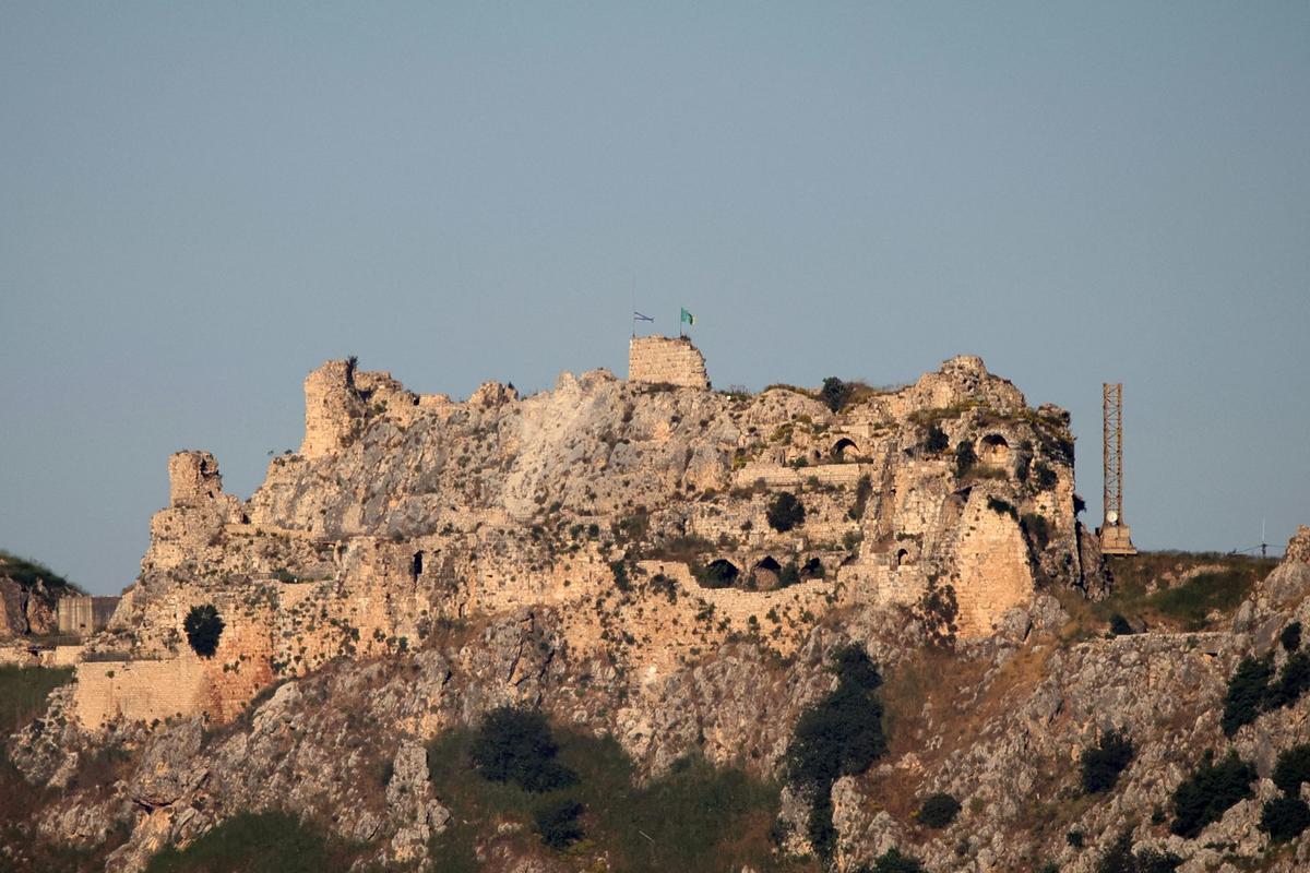  An Israeli flag flies over the medieval Beaufort castle on May 31, 2026. AFP/Getty Images 