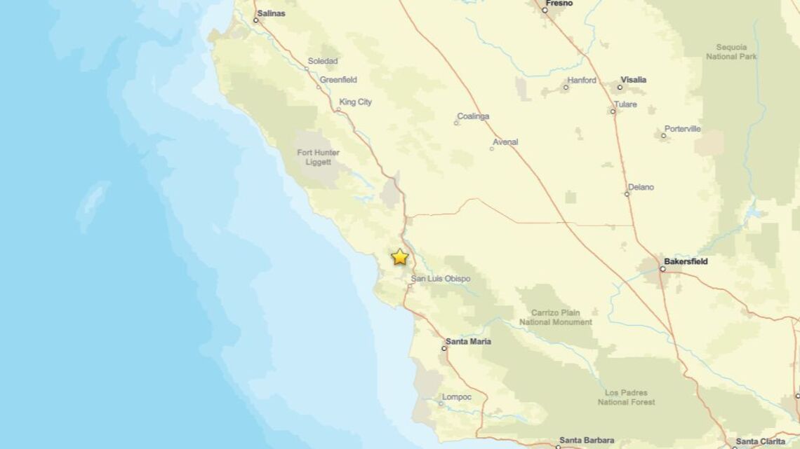 Update: Earthquake measuring 2.1 struck area near Atascadero, CA on Oct. 21 