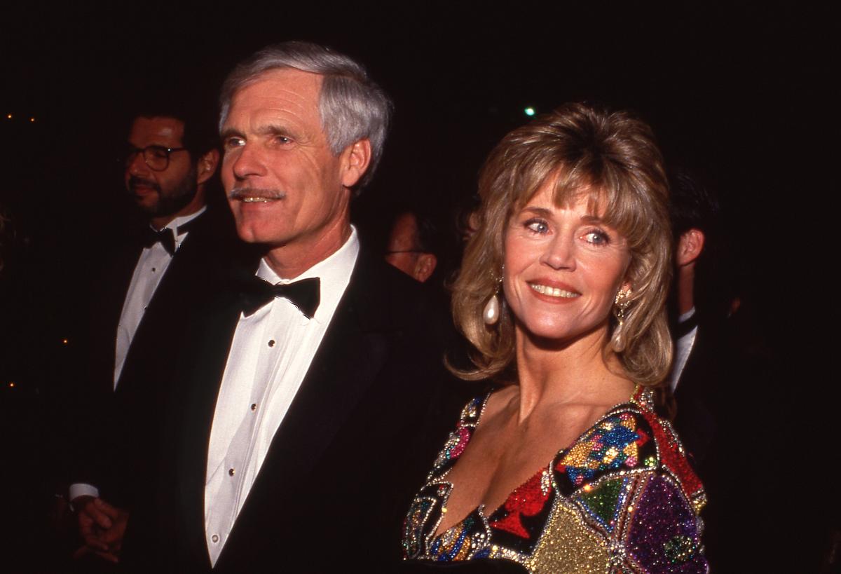  Ted Turner and Jane Fonda are shown in the his 1990 file photo. (AP Images) 