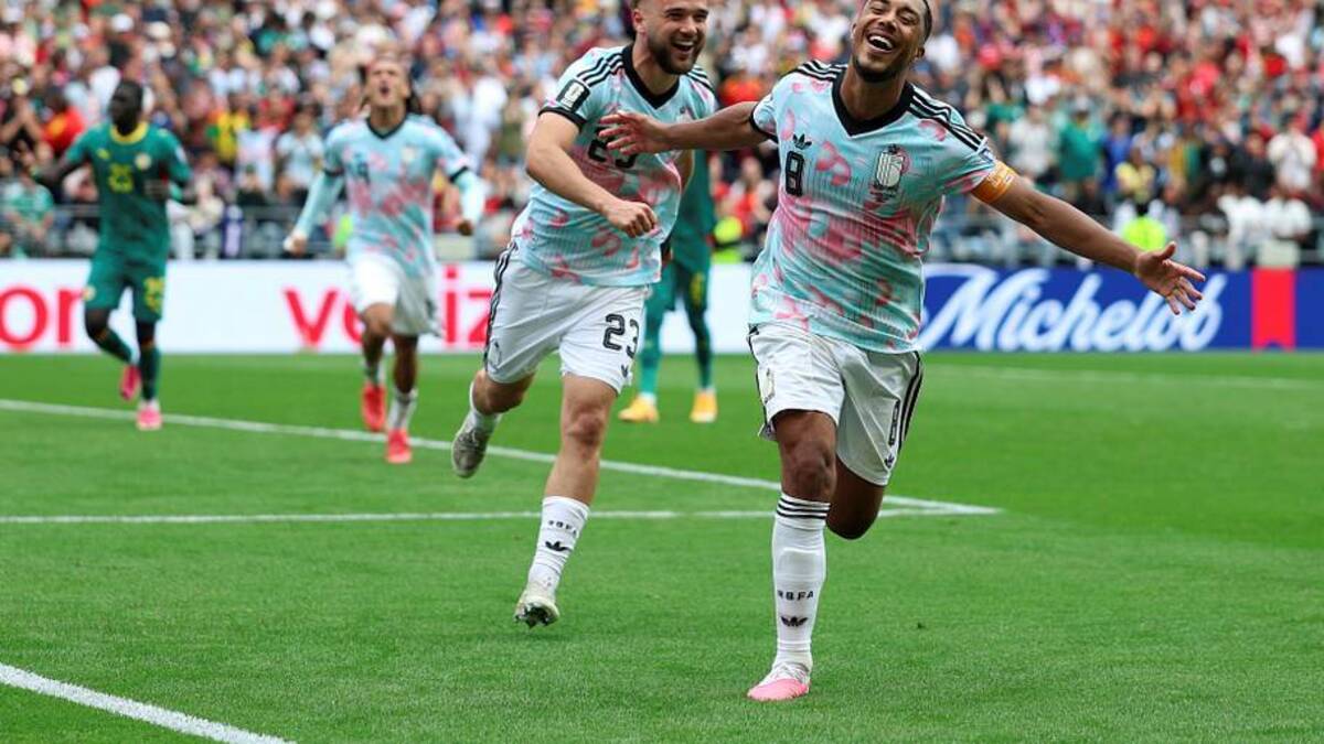  Belgium pulled off a stunning late comeback. | Bai Xuefei/Xinhua/Getty Images 
