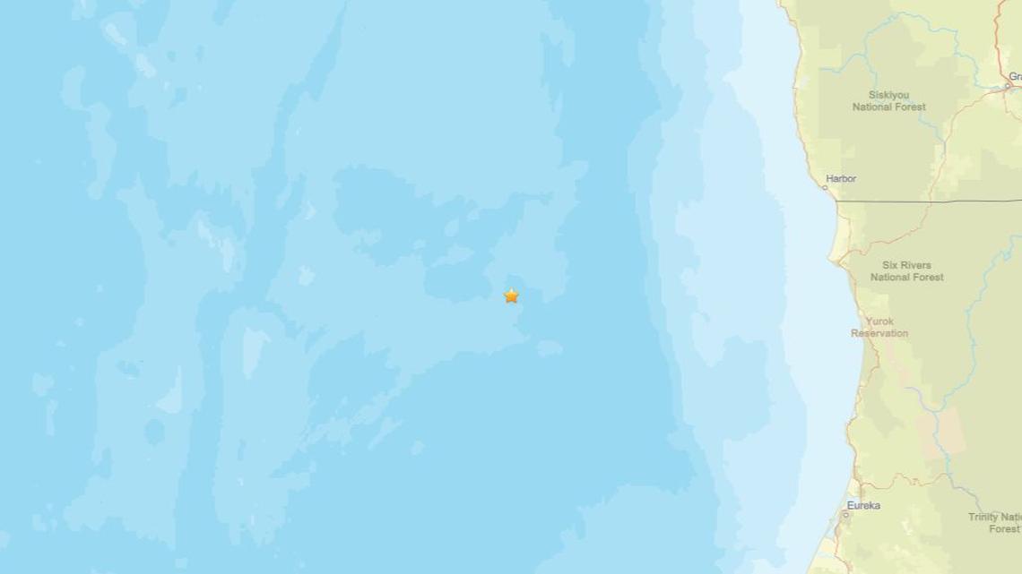 Earthquake of magnitude 2.1 detected near Crescent City, CA on March 20 