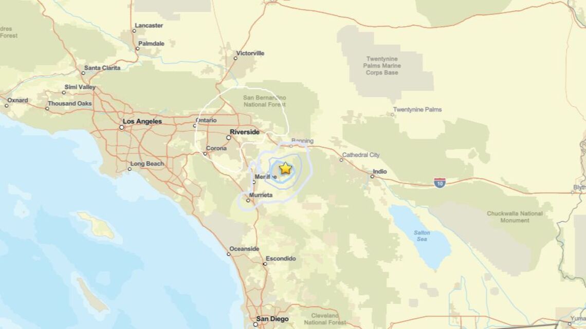 Update: 2.7 magnitude earthquake detected close to San Jacinto, CA on Oct. 11 