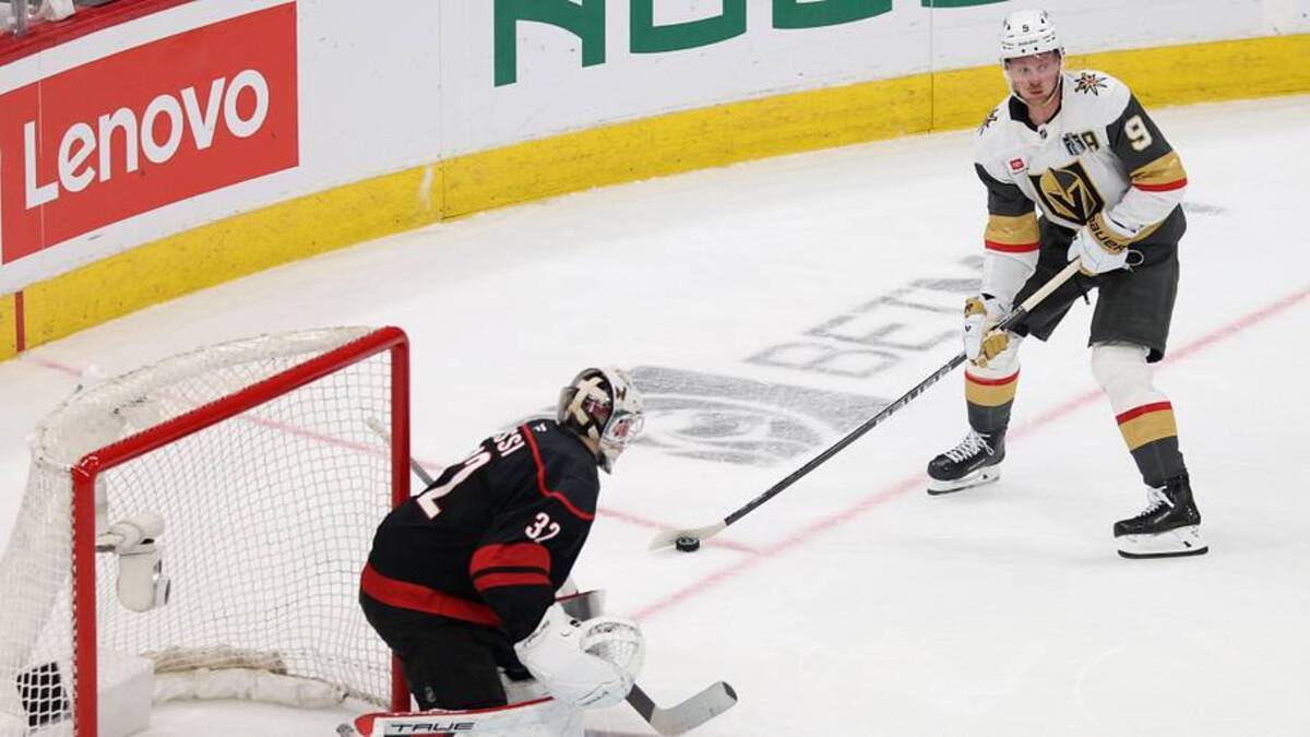  Jack Eichel doesn't have a goal in the Stanley Cup Final | Nathan Ray Seebeck-Imagn Images 