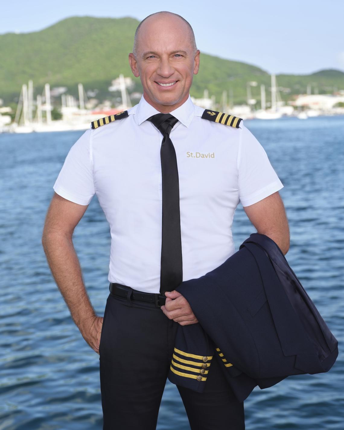 Captain Kerry Titheradge Captain Kerry Titheradge is back for his second season leading the St. David's crew. He joined the show after being introduced on the short-lived Below Deck Adventure and took over for Captain Lee Rosbach. The Brisbane, Australia, native started in the yachting industry in 2004. Fred Jagueneau/Bravo