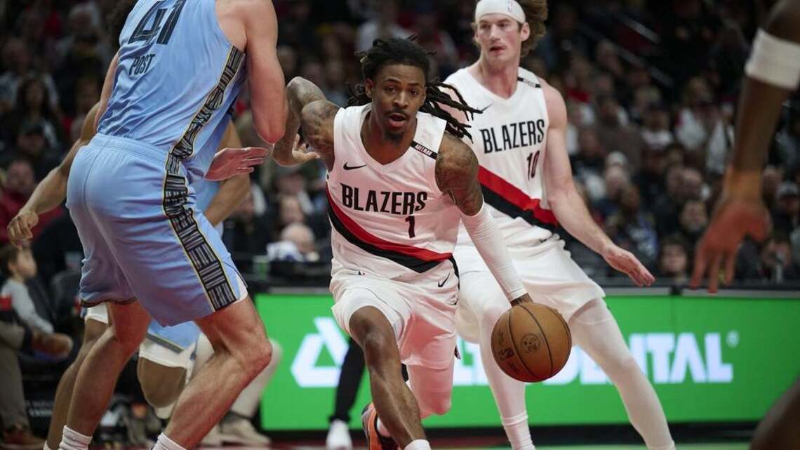 Trail Blazers PG Ja Morant (hamstring) out four-plus weeks 
