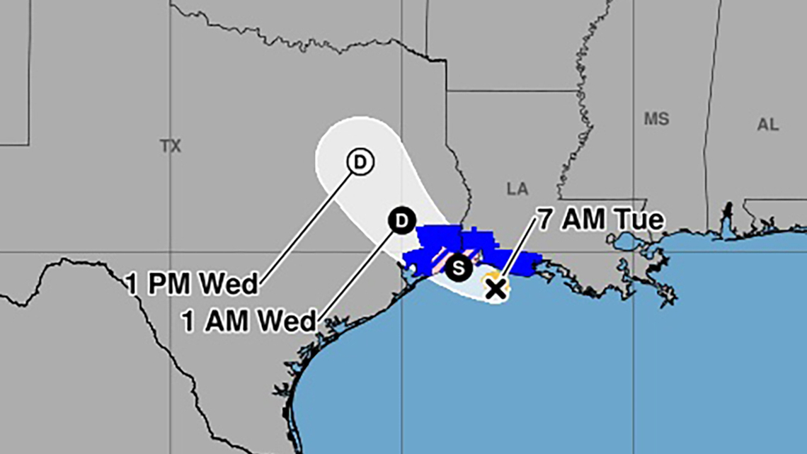 Tropical Storm Edouard to strengthen in Gulf as remnants of Dolly head for Florida, NHC says 