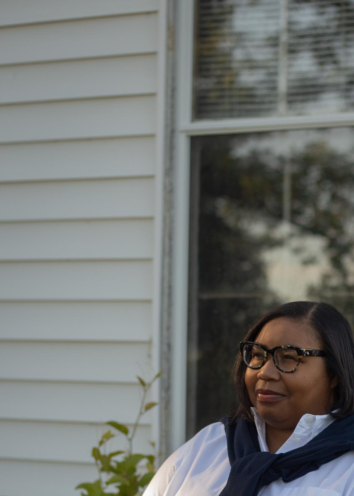Debra Freeman, journalist and executive producer of "Finding Edna Lewis," a public-television documentary series, outside the Bethel Baptist Church in nearby Unionville, Va., on April 28, 2026. The Virginia chef and writer's pioneering 'Taste of Country Cooking' continues to inspire. (Hadley Chittum/The New York Times)