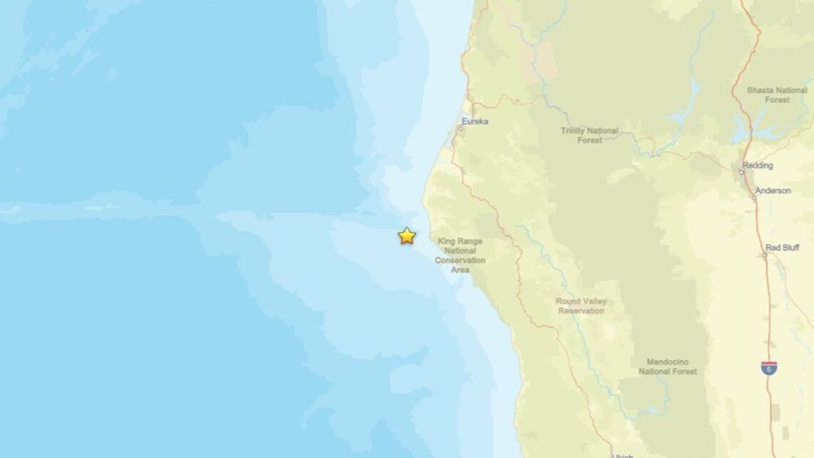 Update: 2.1 magnitude earthquake shakes near Petrolia, CA on Sept. 16