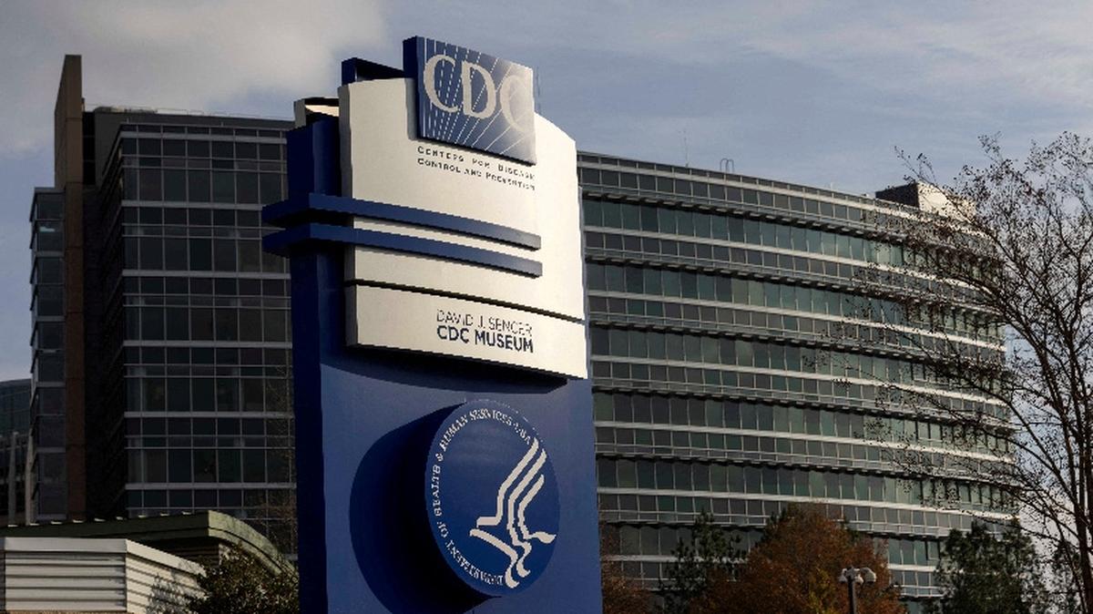 FILE PHOTO: The exterior of the Centers for Disease Control and Prevention in Atlanta, Georgia, U.S., November 20, 2025. REUTERS/Alyssa Pointer/File Photo