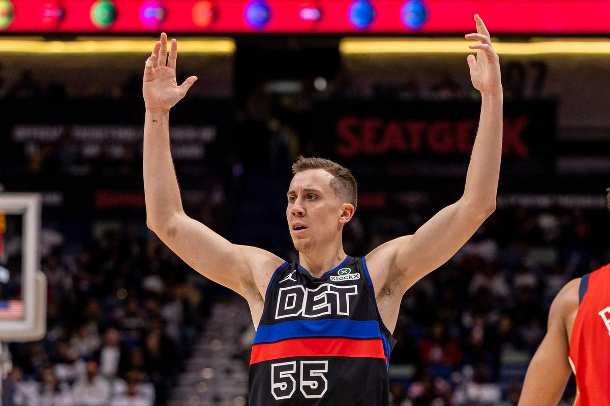  Detroit Pistons forward Duncan Robinson Stephen Lew-Imagn Images