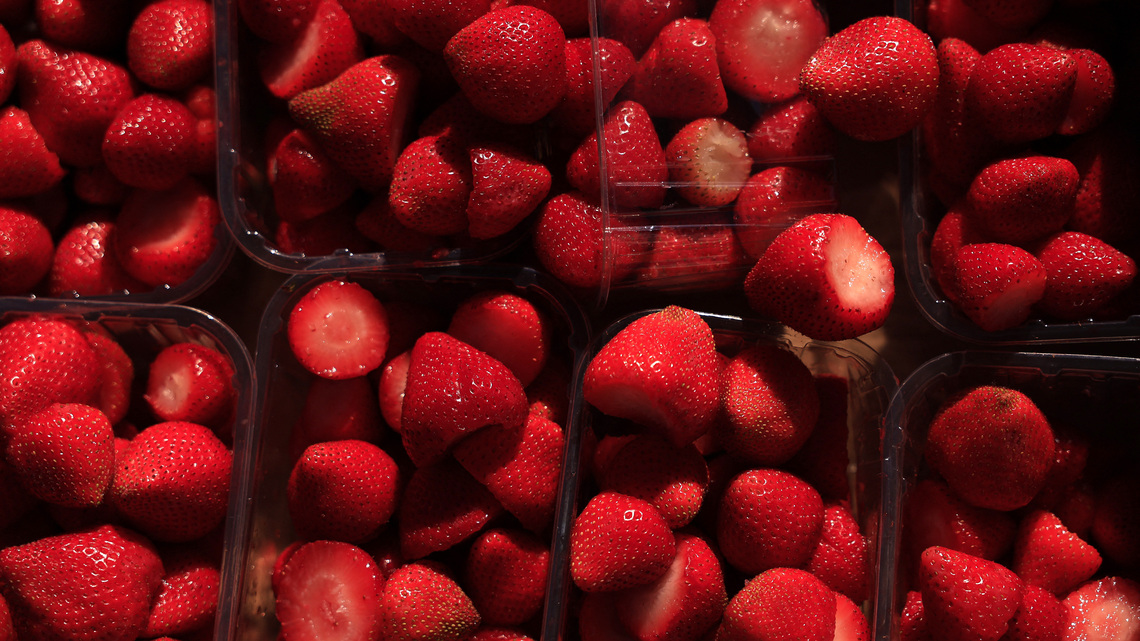 Strawberries and ice cream push UK food price inflation to lowest since March 2025, BRC data shows 