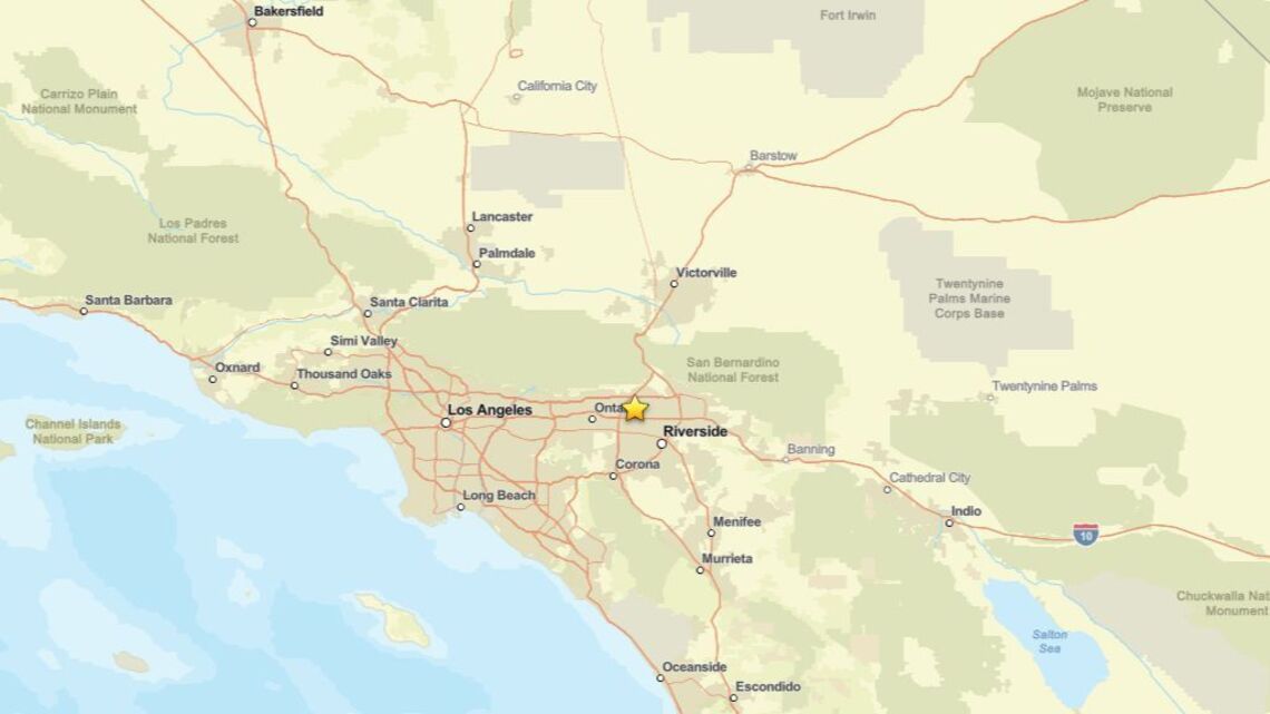 Update: Earthquake shakes region close to Fontana, CA on Oct. 8 - 2.7 magnitude registered 