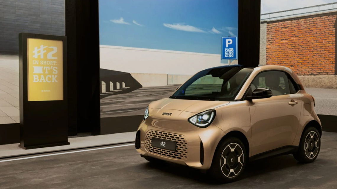The new Smart #2 EV is smaller than almost every car Americans buy