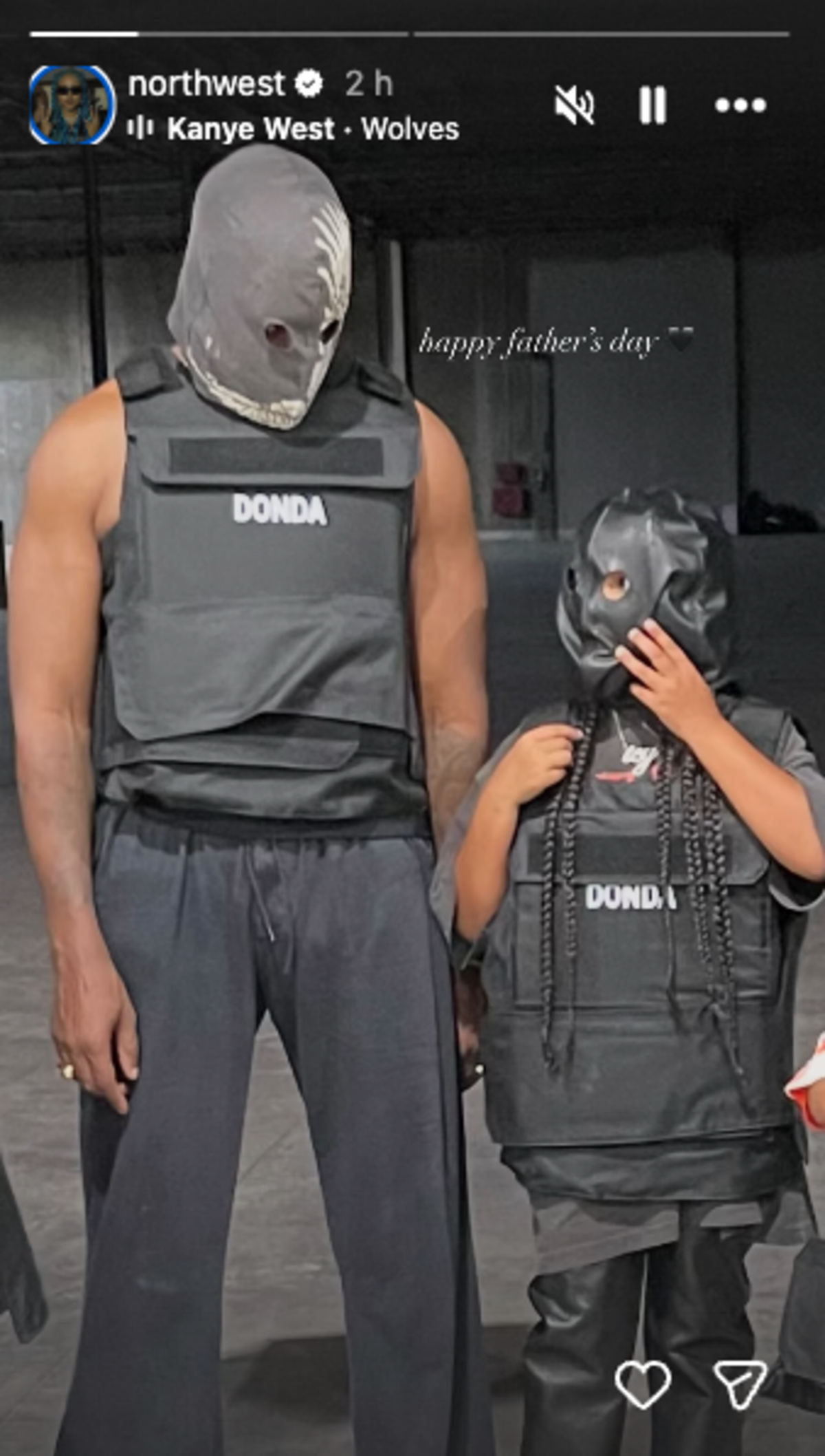  North WestCourtesy of Kim Kardashian/Instagram 