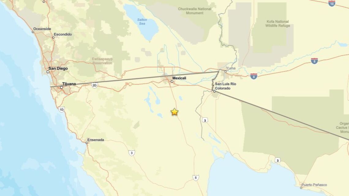 Update: 2.5 magnitude earthquake registered close to Alberto Oviedo Mota, B.C., MX on Oct. 23 