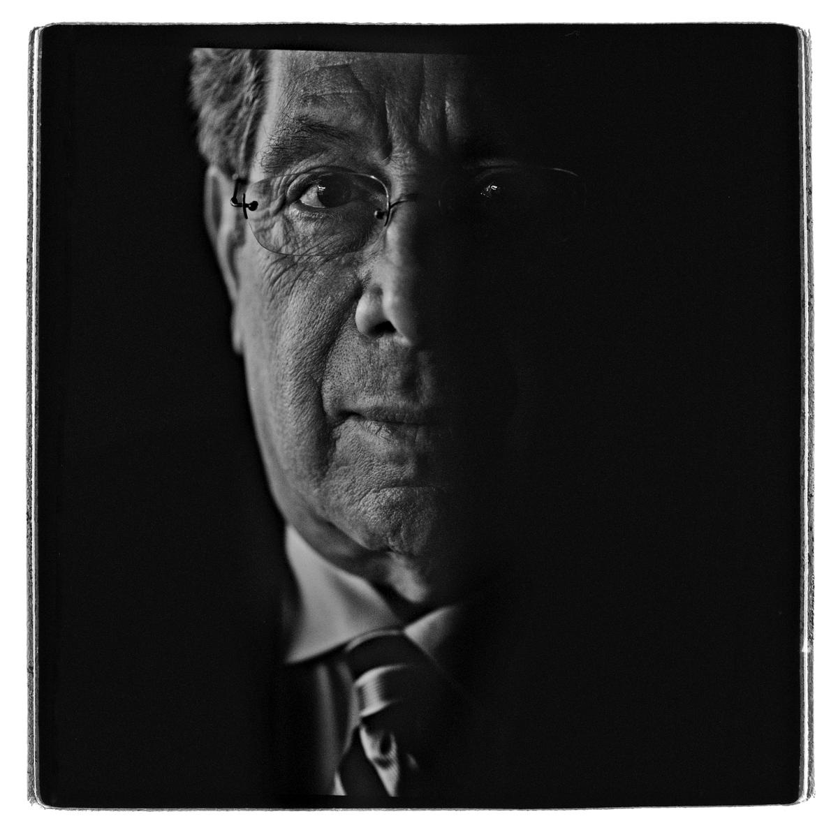 FILE -- John Sterling, the New York Yankees play-by-play announcer for more than 30 years, in New York on Sept. 22, 2011. Sterling, who was best known for punctuating his home run calls with colorful -- if not wacky -- phrases like "an A-bomb for A-Rod!" (for Alex Rodriguez) and "Robbie Canó, dontcha know!" (for Robinson Canó), died on Monday. May 4, 2026 in Englewood, N.J. He was 87. (Béatrice de Géa/The New York Times)