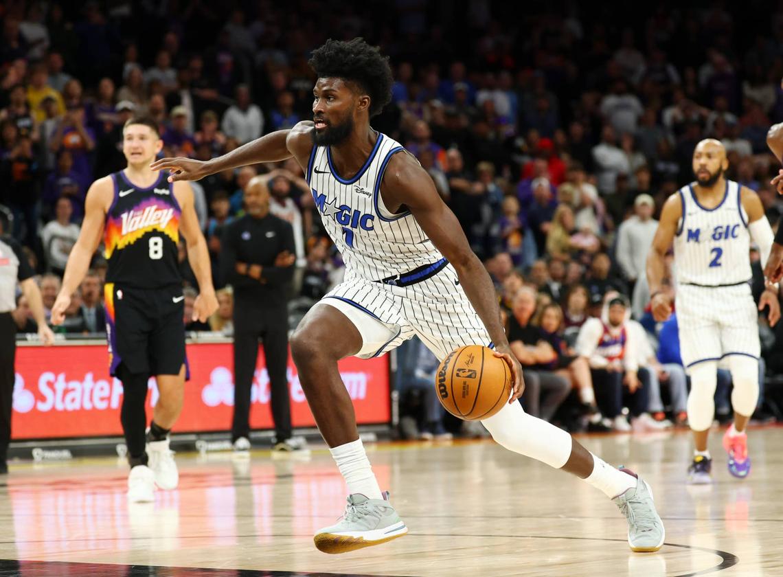  Orlando Magic forward Jonathan Isaac (1) Mark J. Rebilas-Imagn Images