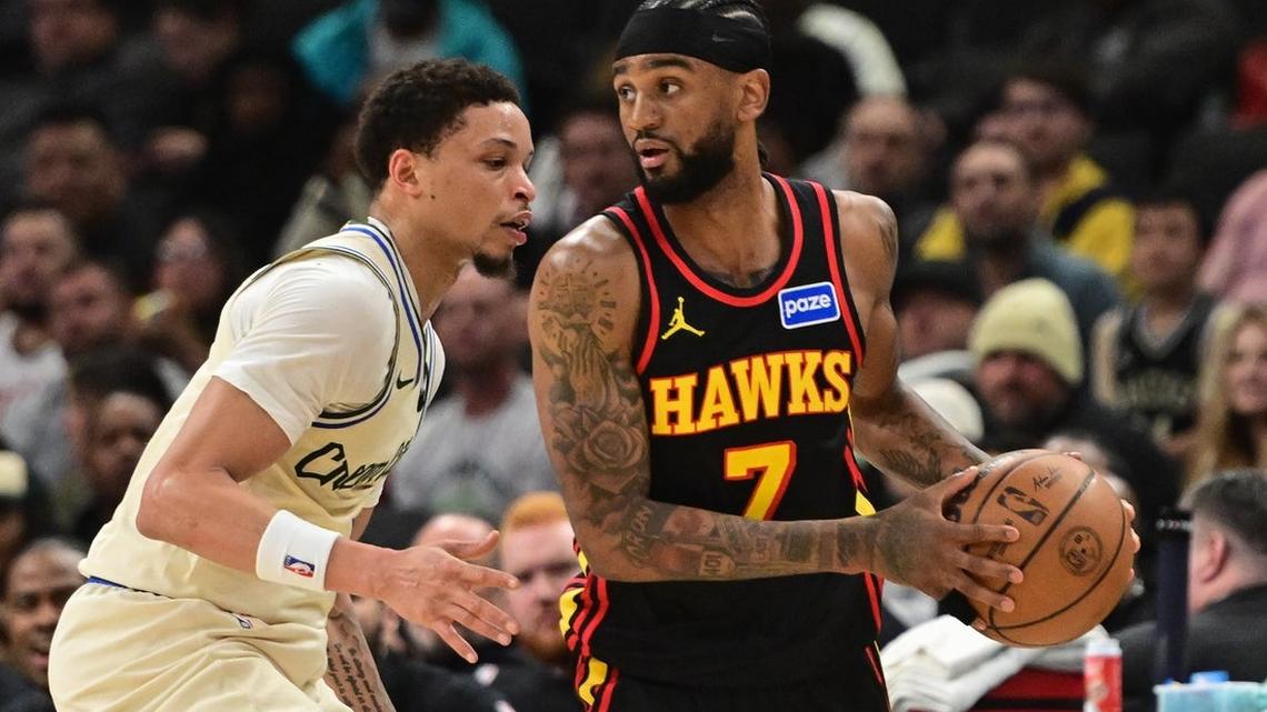Hawks help their playoff chances by downing Bucks 