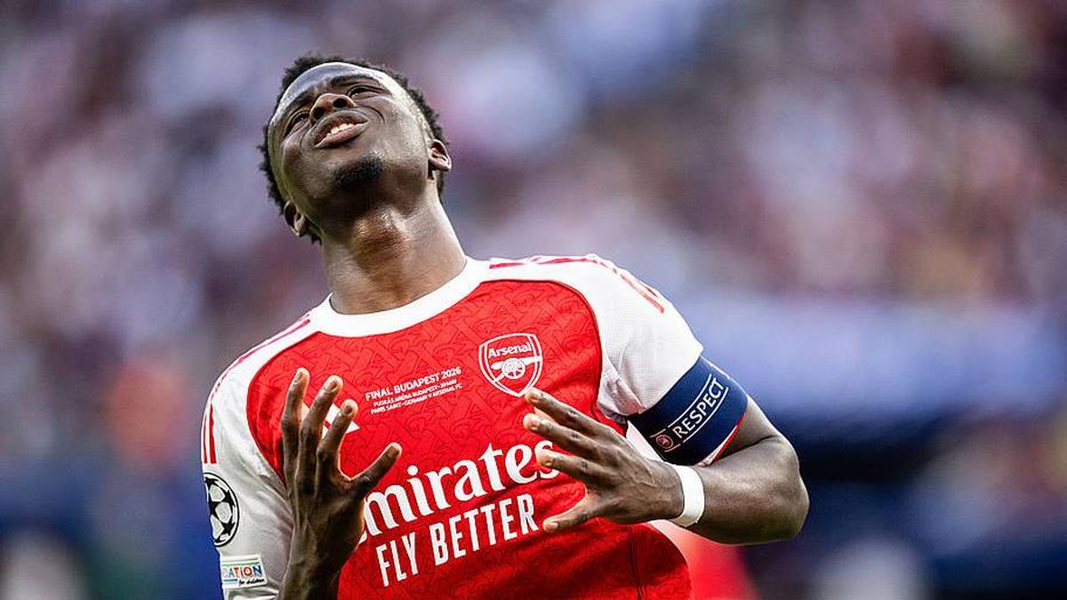  Bukayo Saka might as well have not been on the pitch. | Marvin Ibo Guengoer/GES Sportfoto/Getty Images 