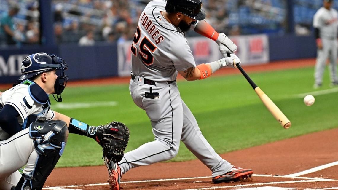 Tigers, returning to health, chase road sweep of Rays 