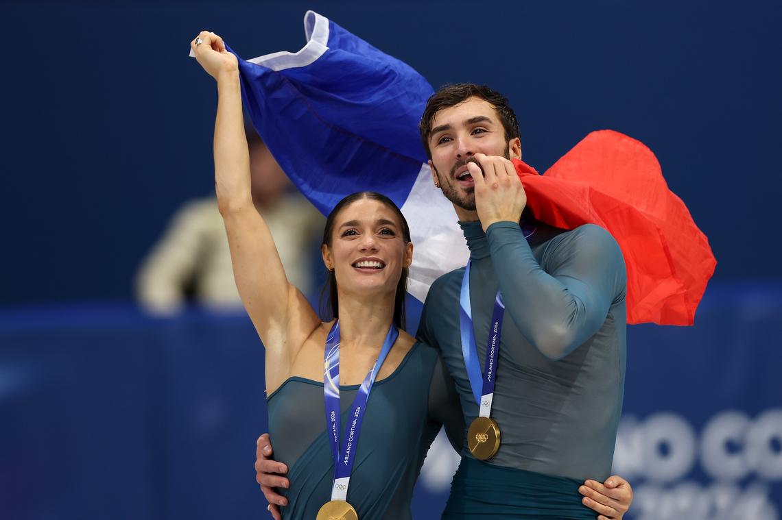  Laurence Fournier Beaudry and Guillaume CizeronPhoto by Elsa/Getty Images 