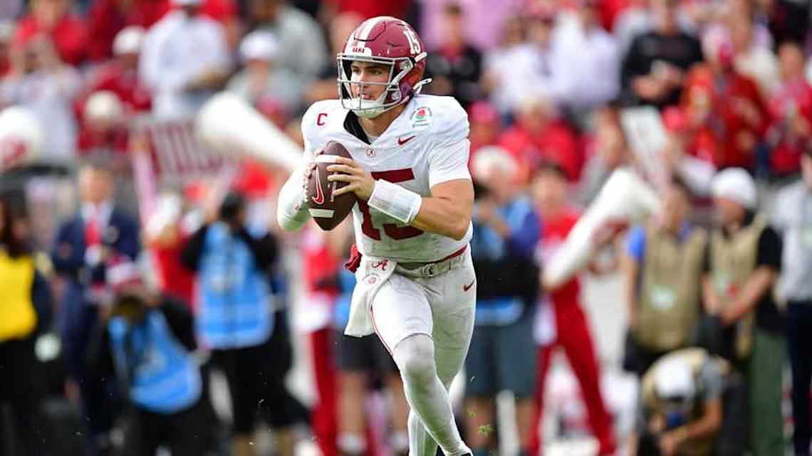  Ty Simpson is one of the top NFL draft prospects in 2026. | Gary A. Vasquez-Imagn Images 