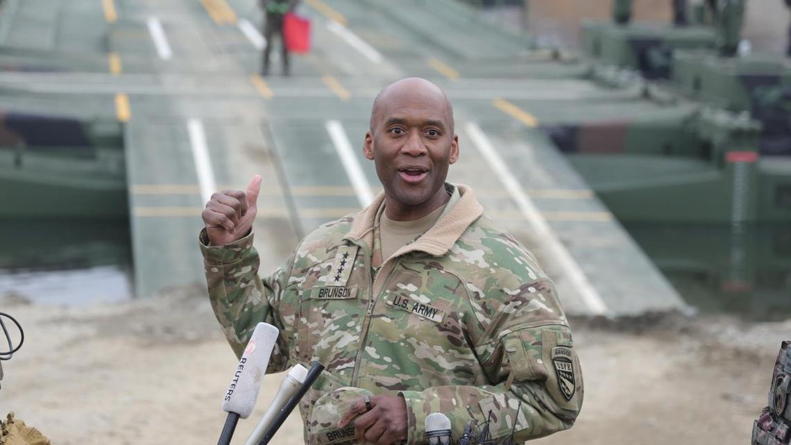 USFK commander says THAAD remains in Korea, 'munitions' await move 