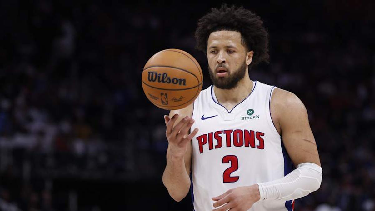  May 5, 2026; Detroit, Michigan, USA; Detroit Pistons guard Cade Cunningham (2) gets set to take a free throw in the second half against the Cleveland Cavaliers during game one of the second round of the 2026 NBA Playoffs at Little Caesars Arena. | Rick Osentoski-Imagn Images 