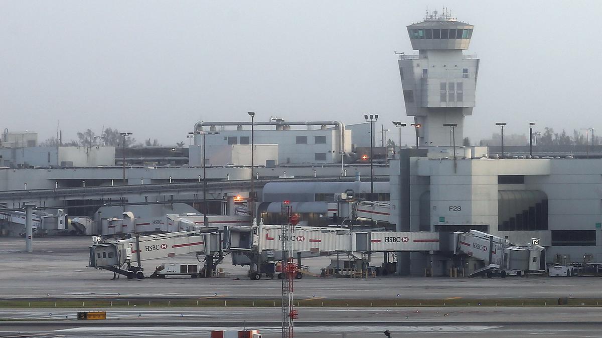 Empty runways and gates are see at Miami International Airport in Miami, U.S. September 11, 2017. REUTERS/Carlos Barria