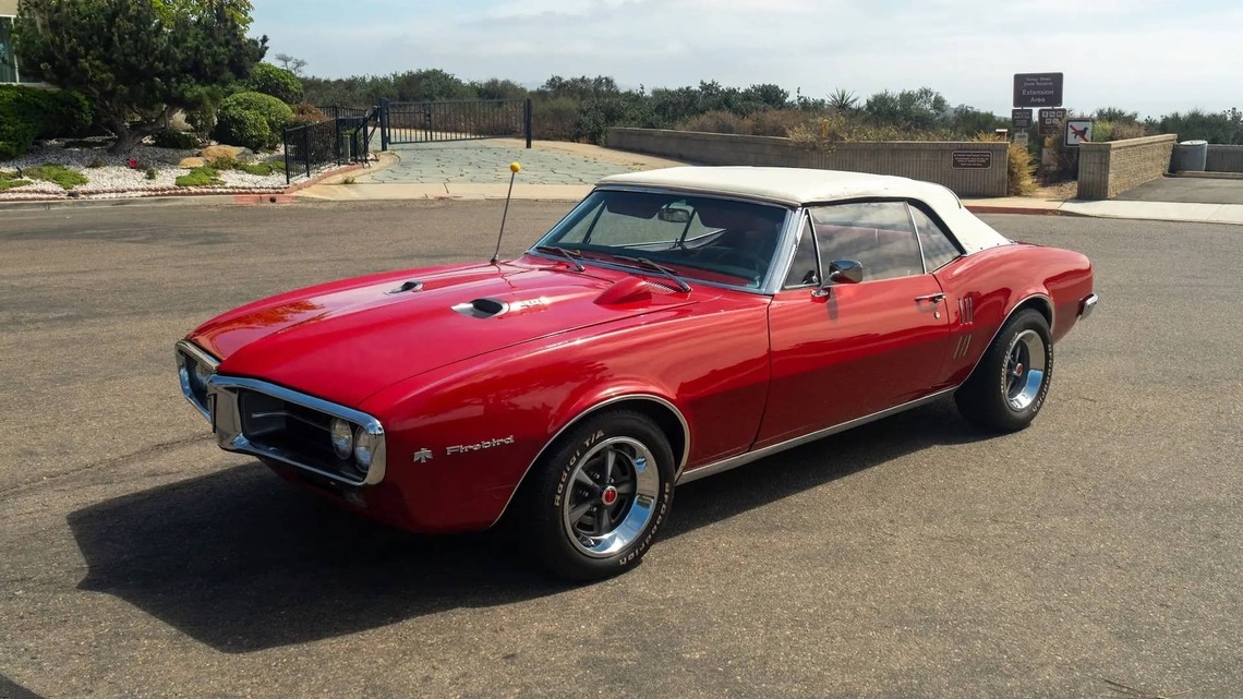 1967 Pontiac Firebird Convertible for Sale With 2,100 Miles Shown