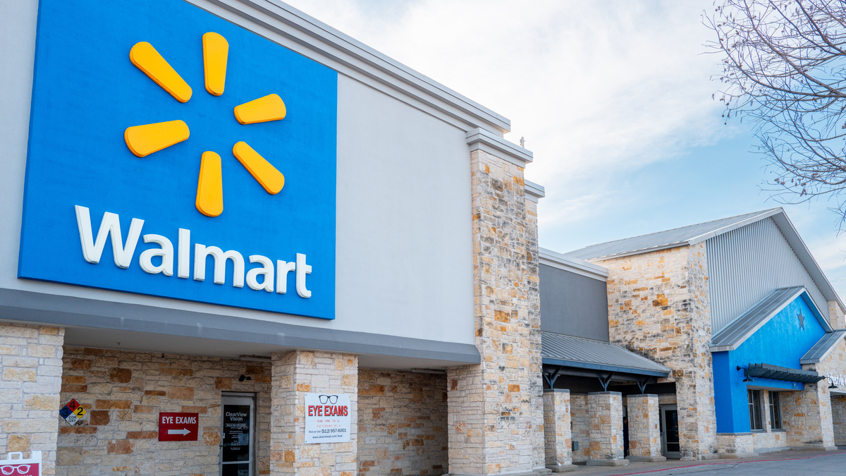 Walmart Joins Small Group Of Tech Companies In $1 Trillion Dollar Valuation Club. A Walmart store is seen on February 03, 2026 in Austin, Texas. 