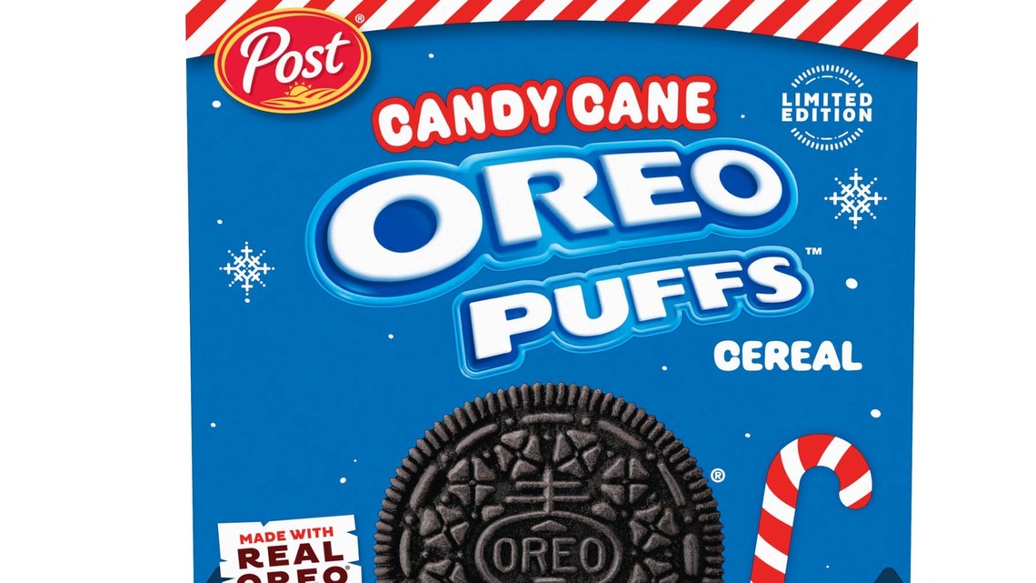 Oreo Just Turned Its Popular Cereal Into a Candy Cane-Inspired Holiday Treat 