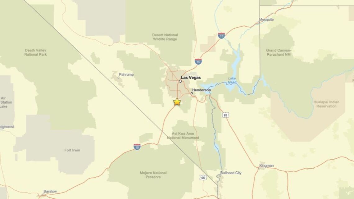 2.4 magnitude earthquake reported near Enterprise, NV on Aug. 27 