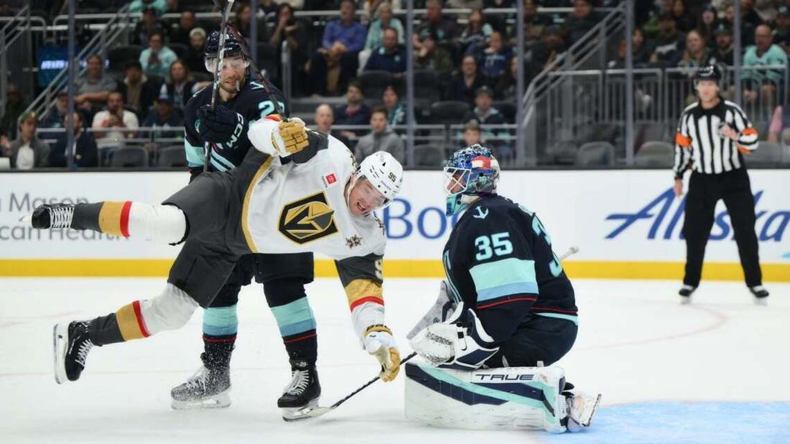 Golden Knights score 3 special teams goals, rout Kraken  