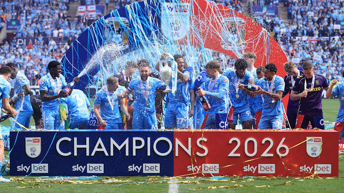  Coventry City were crowned champions. | Simon Stacpoole/Offside/Getty Images 