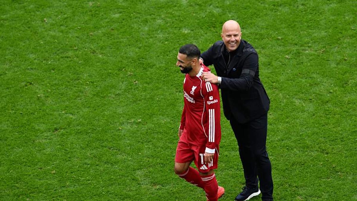  Salah's relationship with Arne Slot played a huge role. | Liverpool FC/Getty Images 