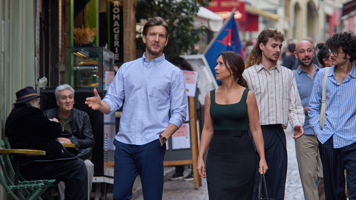 Scott Michael Foster Jokes About Competing With 3 Guys for Love in New Show 