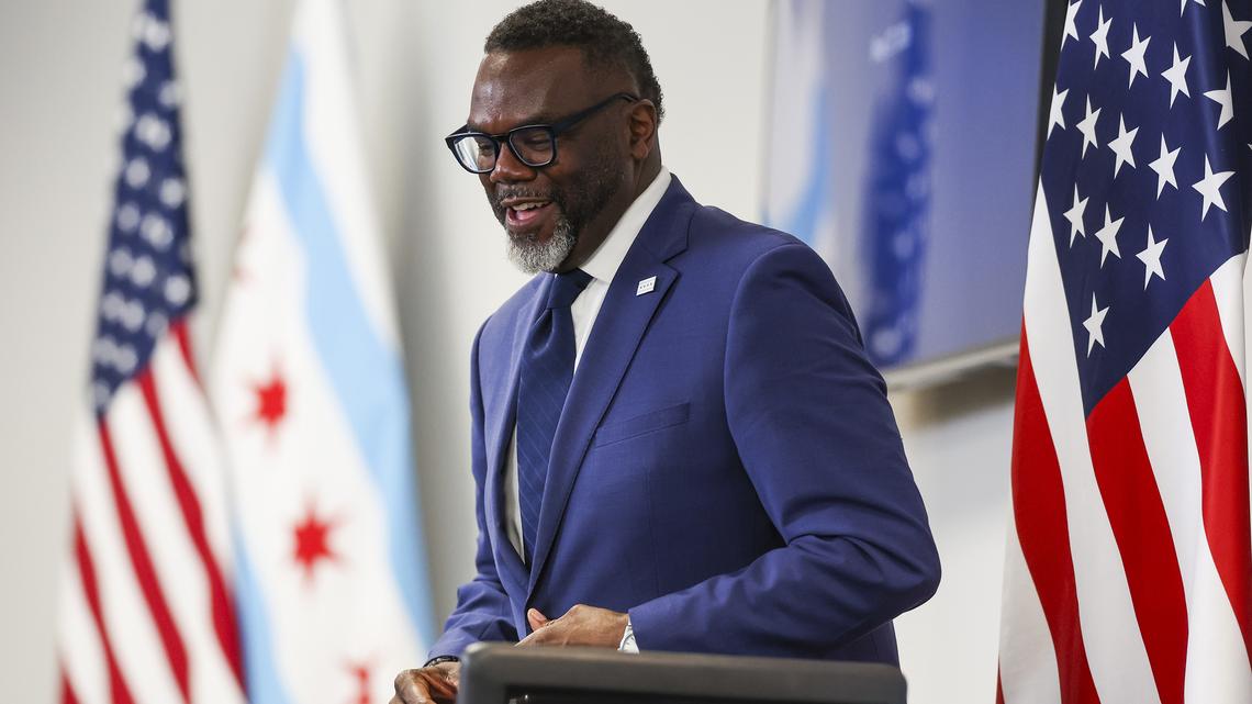 Mayor Brandon Johnson touts faster Chicago police responses post-ShotSpotter 