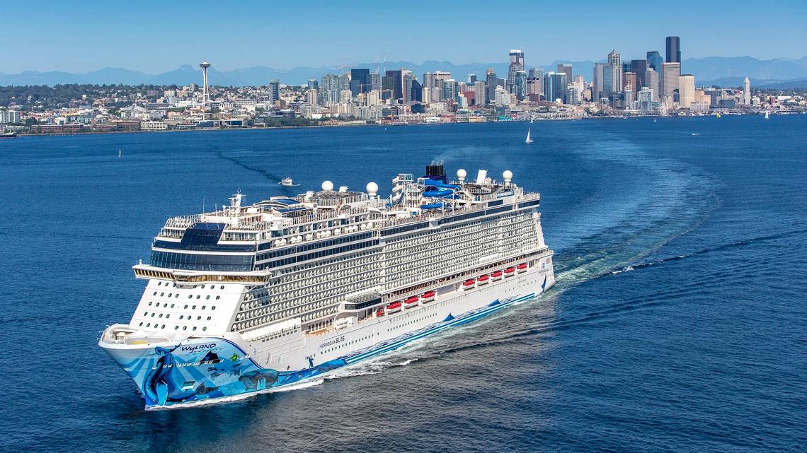  Norwegian Bliss is one of 16 cruise ships that will sail from Seattle this season. 