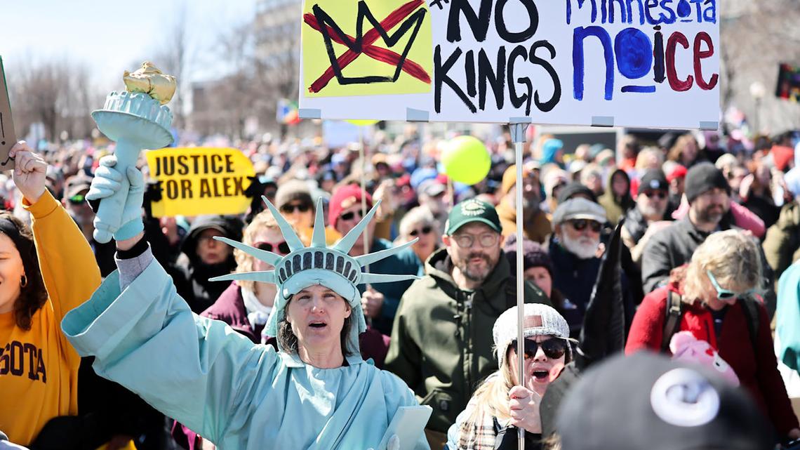 St. Paul anti-Trump rally draws tens of thousands, Springsteen; Bernie Sanders, Rep. Omar appear 