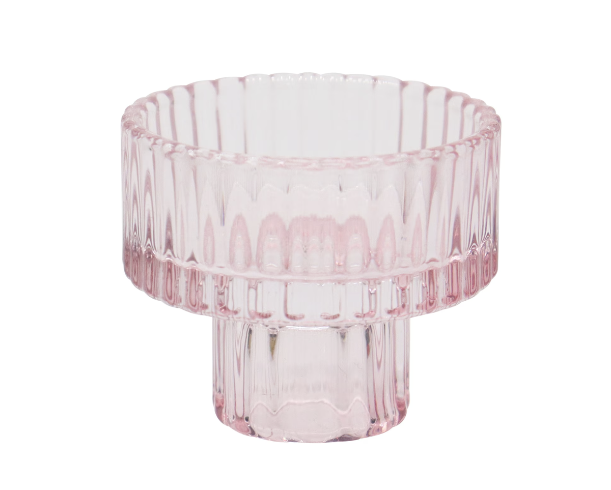 Glass candle holderCourtesy of Dollar Tree