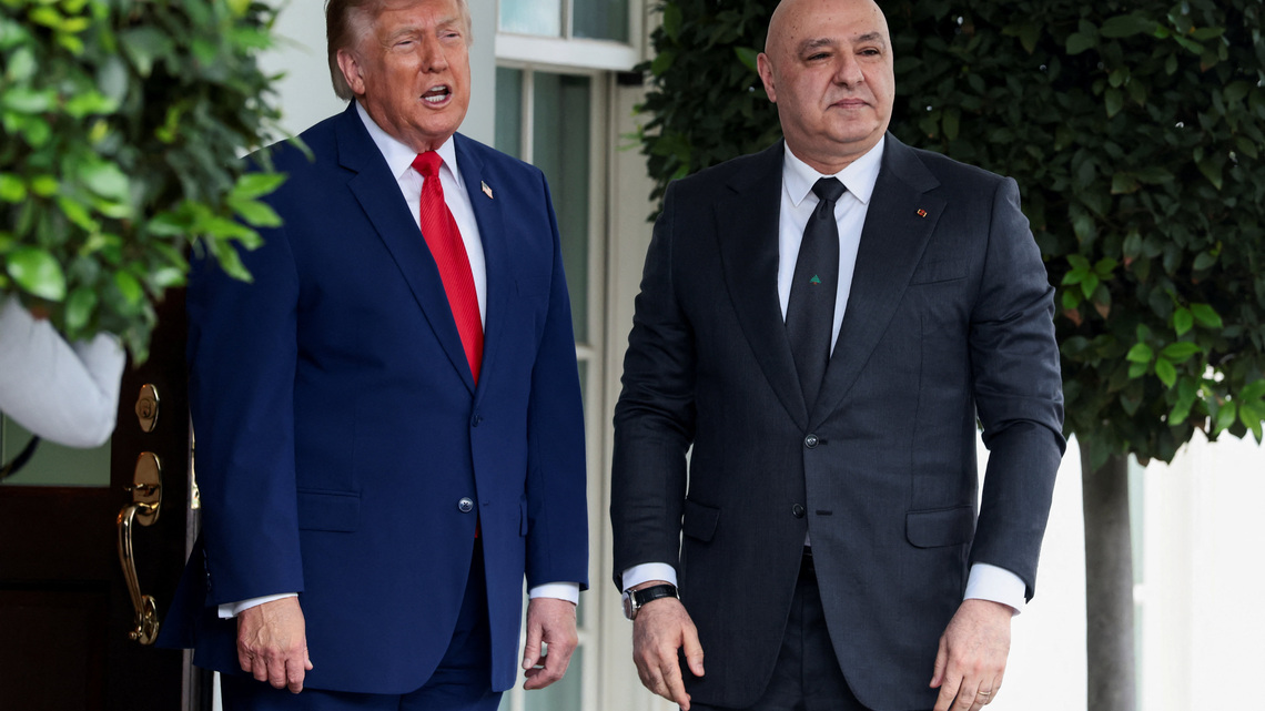Lebanon's Aoun to present Trump with Hezbollah disarmament plan as army deploys in south 
