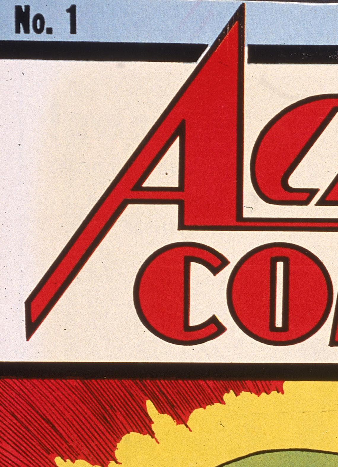 Cover illustration of the comic book Action Comics No. 1 featuring the first appearance of the character Superman (here lifting a car), June 1938. (Photo by Hulton Archive/Getty Images)Hulton Archive/Getty Images