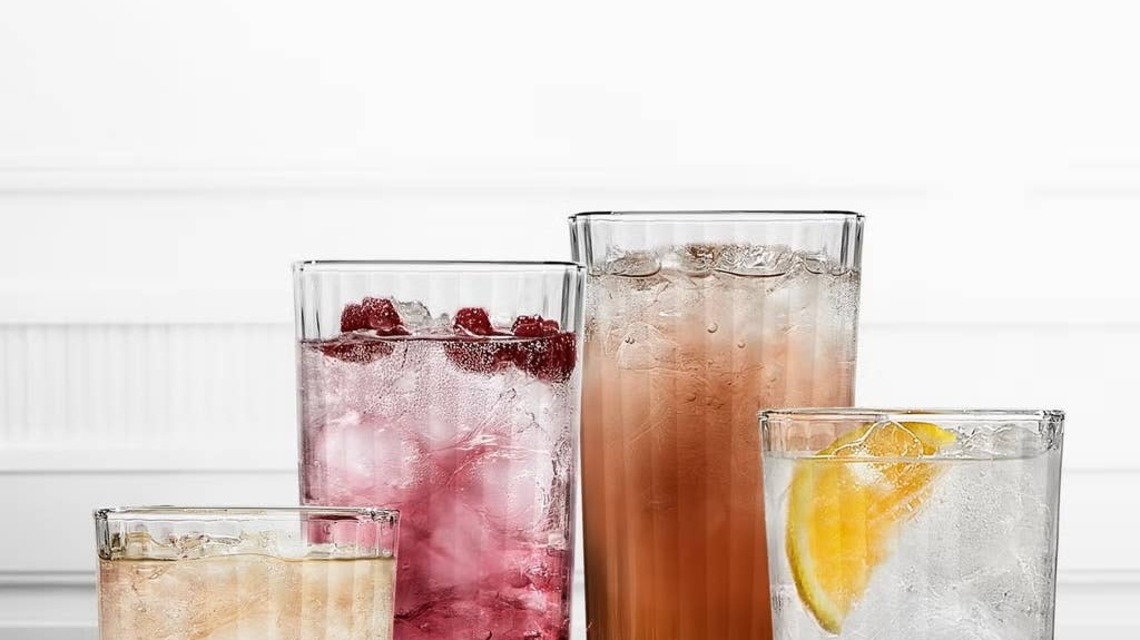 Costco's New 16-Piece Fluted Glassware Set Is Beautiful, Durable and Less Than $25 