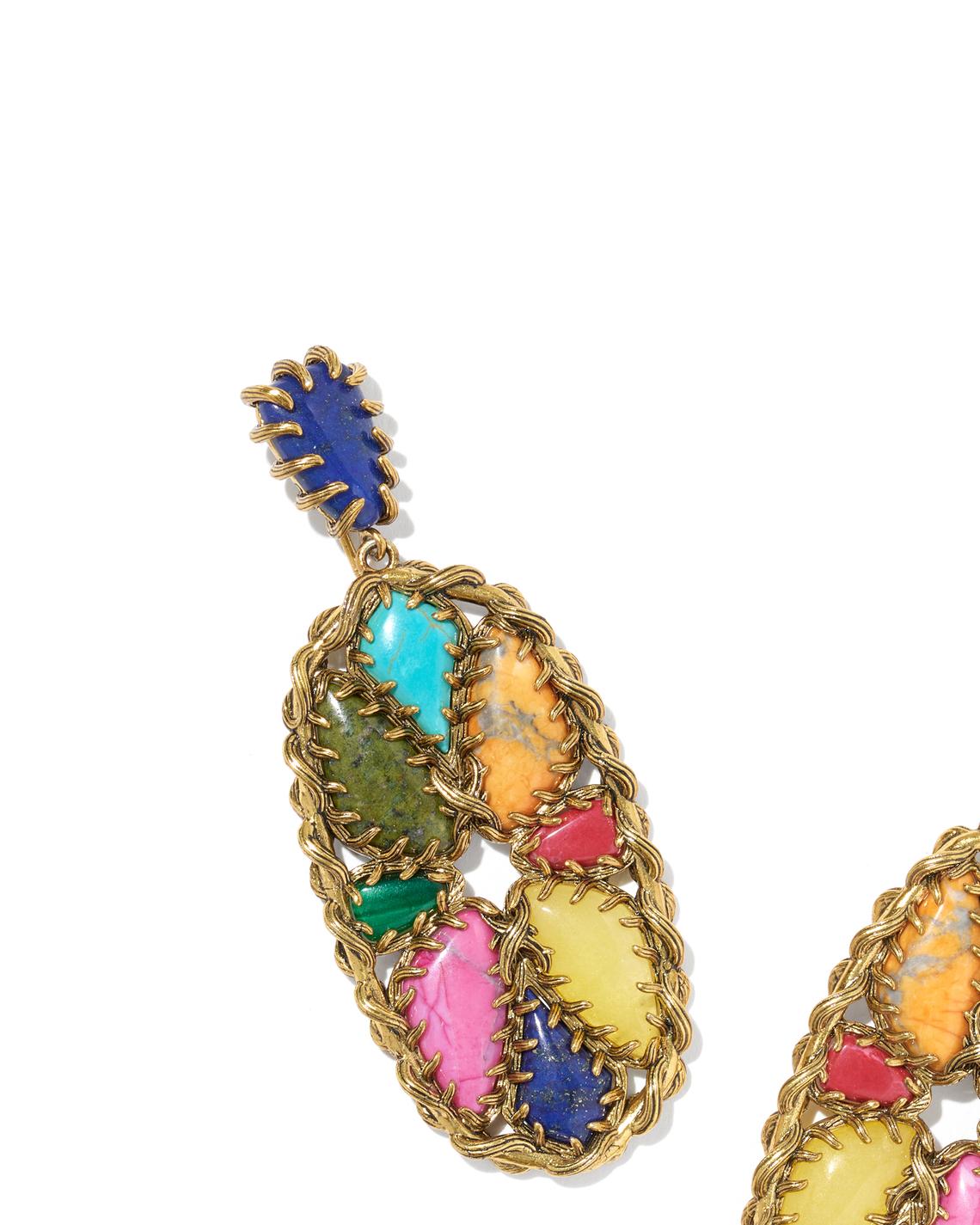 Earrings part of Dolly Parton’s Coat of Many Colors CollectionCourtesy of Kendra Scott