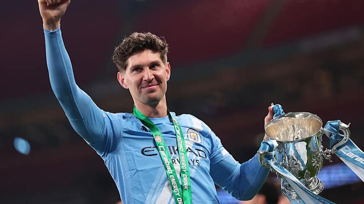  Stones has won it all in Manchester. | Marc Atkins/Getty Images 