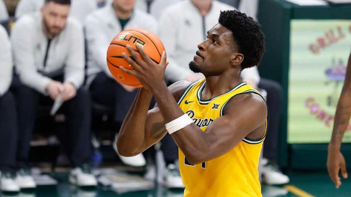  Baylor guard Tounde Yessoufou is going through the NBA draft process, but is also in the transfer portal to keep his options open. | Chris Jones-Imagn Images 