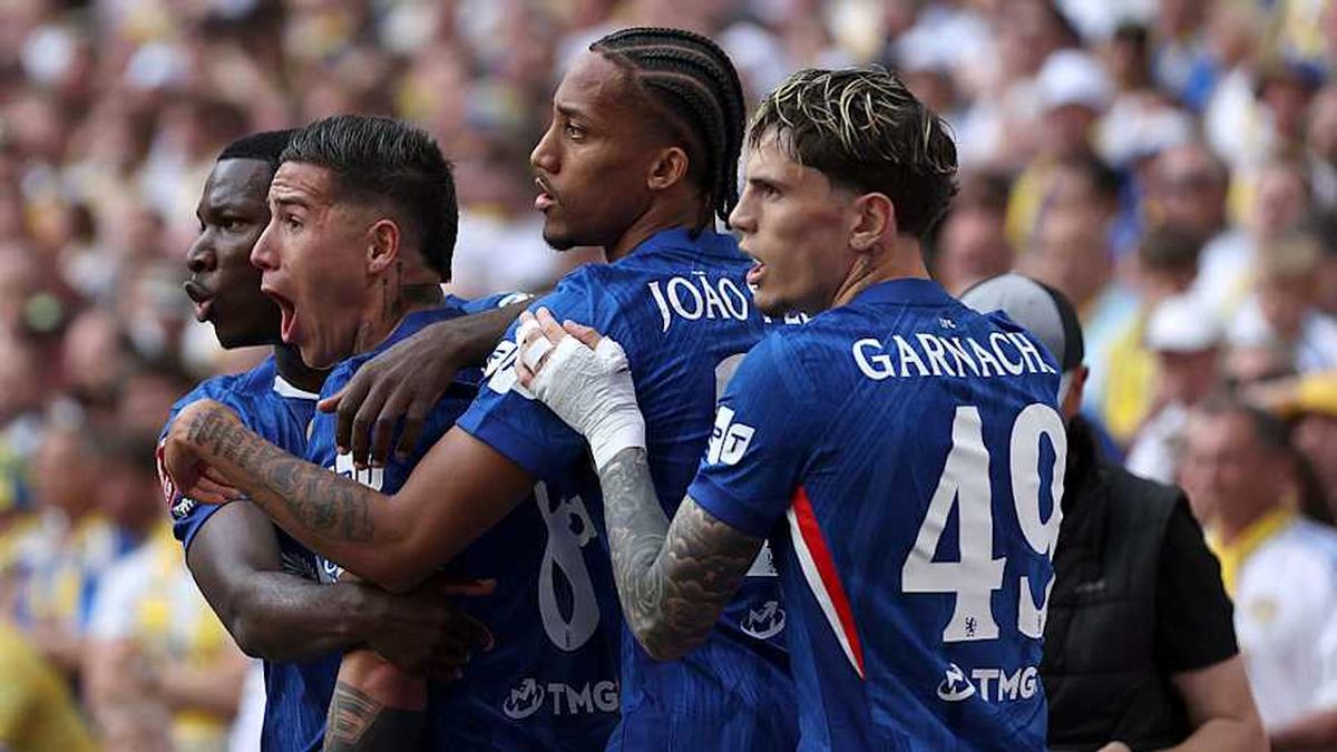  Chelsea earned a hard-fought victory over rivals Leeds United to set up an FA Cup final with Man City. | Chris Lee/Chelsea FC/Getty Images 
