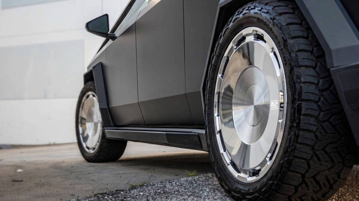 Tesla Cybertruck 24-Inch Retro Disc Wheels Cost As Much As A Used Mustang 